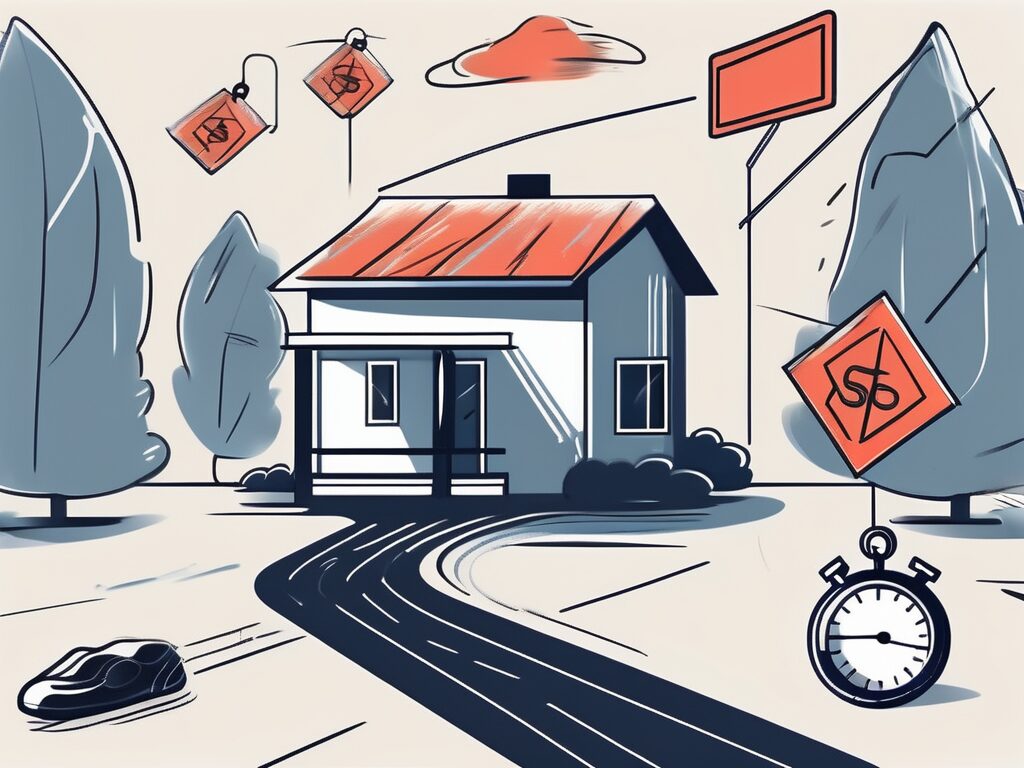 A house in sopchoppy with a price tag hanging off it