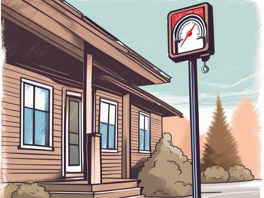 A house with a 'for sale' sign in the quaint town of bunnell