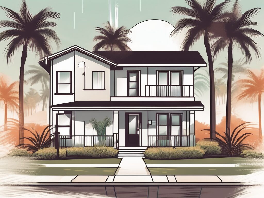 A quaint house with a 'for sale' sign in the front yard