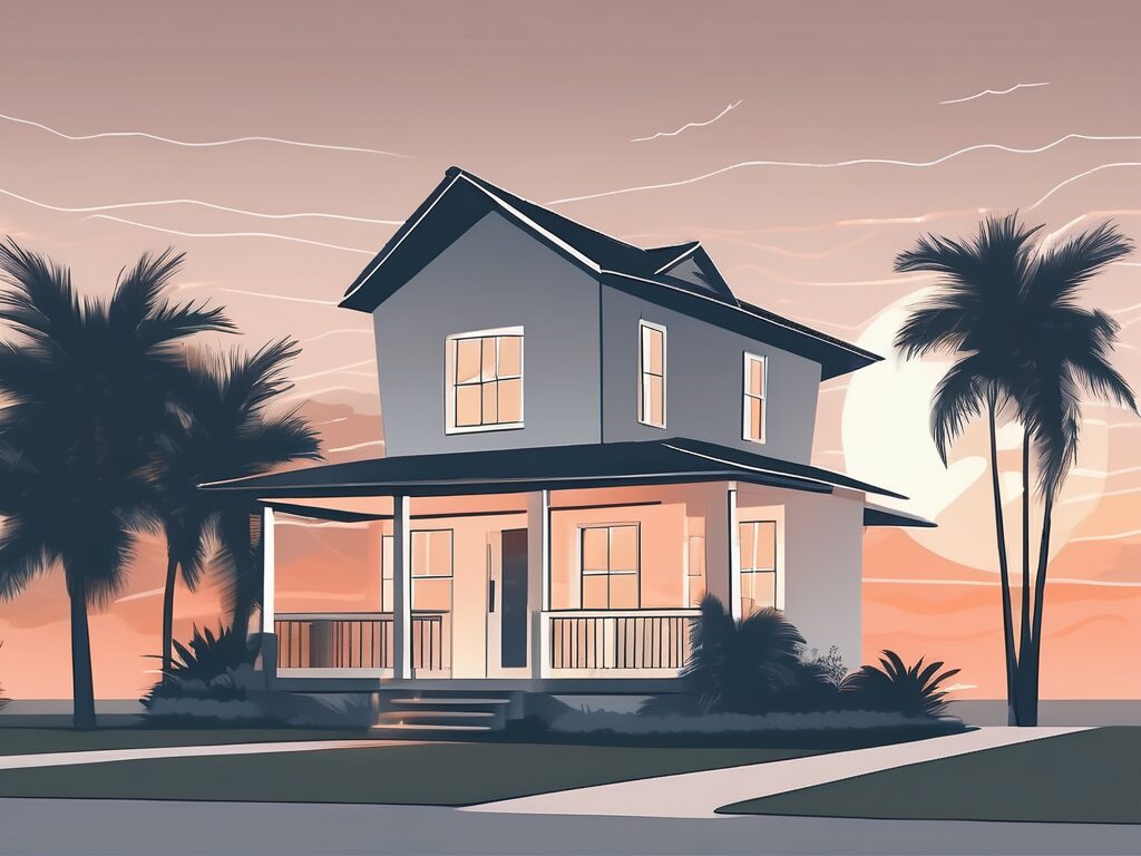 A quaint house with a 'for sale' sign in the yard