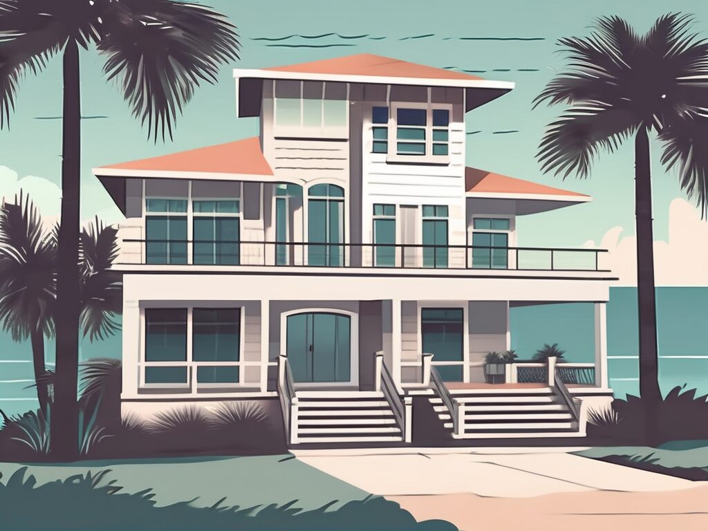 A quaint house with a 'for sale' sign in the front yard