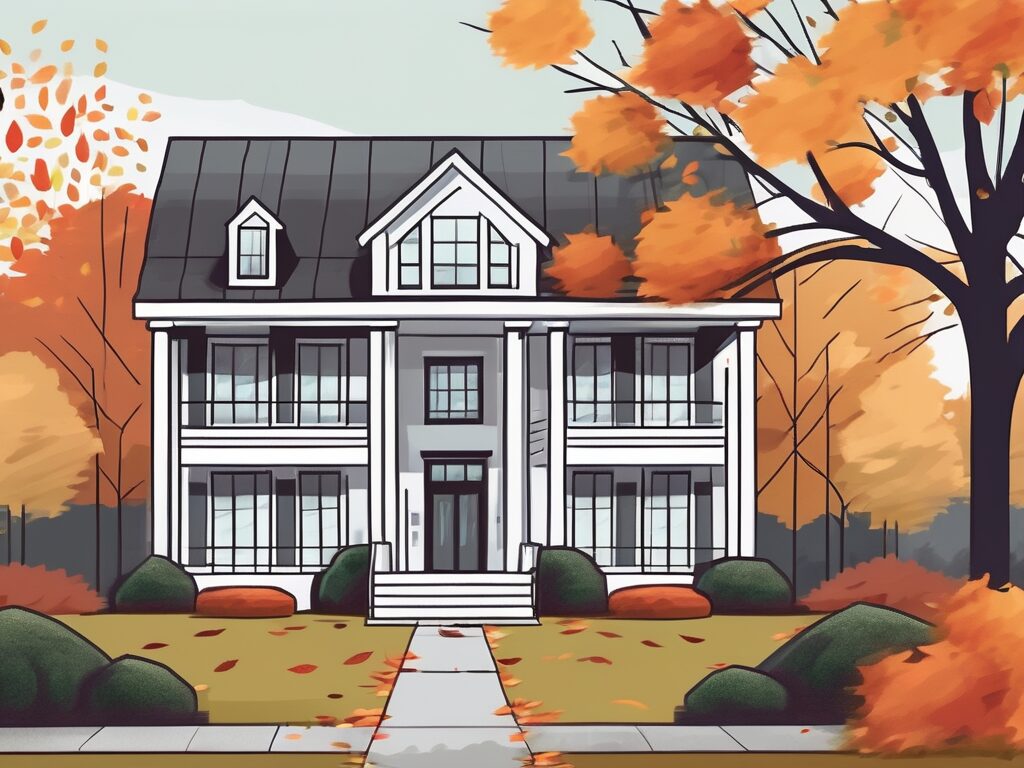 A suburban house in longwood with a "for sale" sign in the front yard