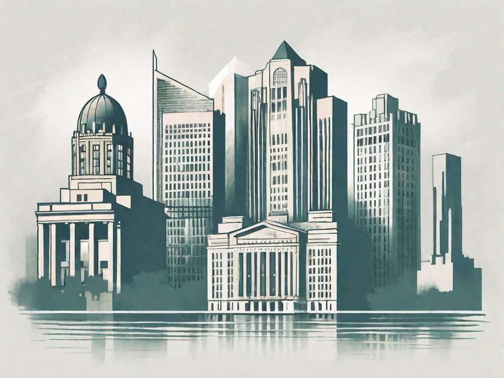 Iconic detroit buildings