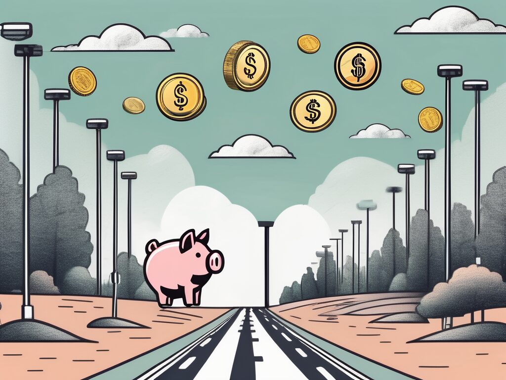 A road leading towards a secure vault