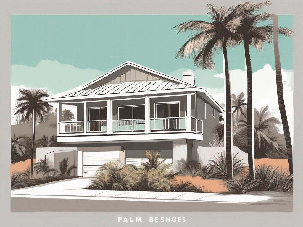 A picturesque palm beach shores