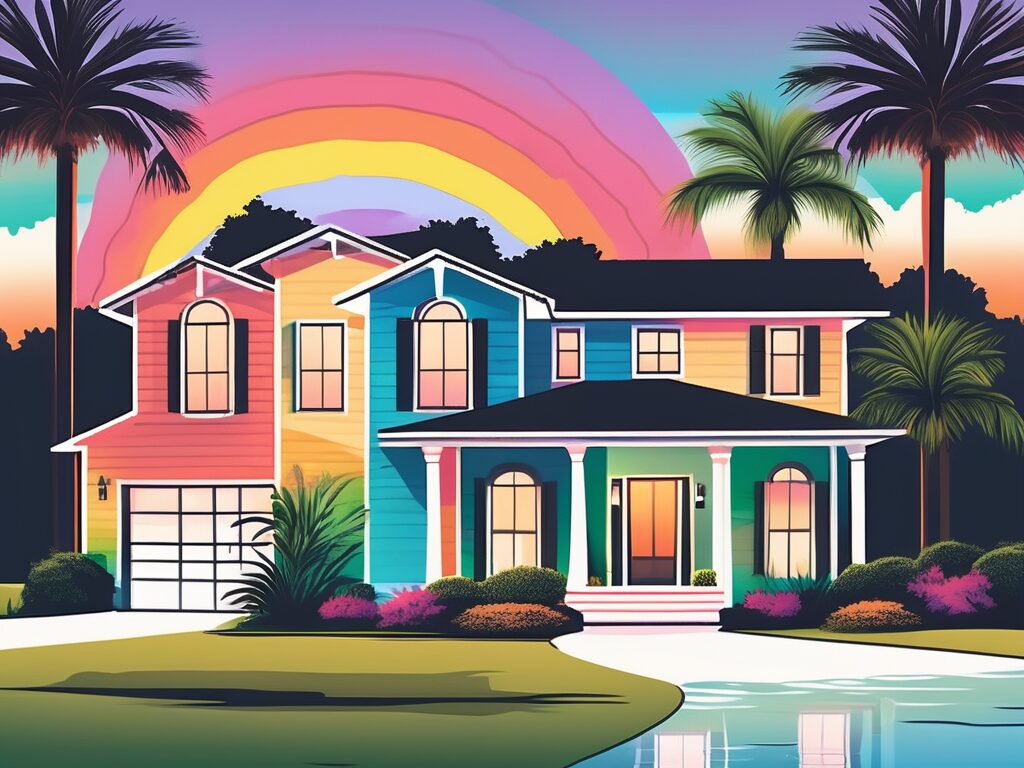 A vibrant