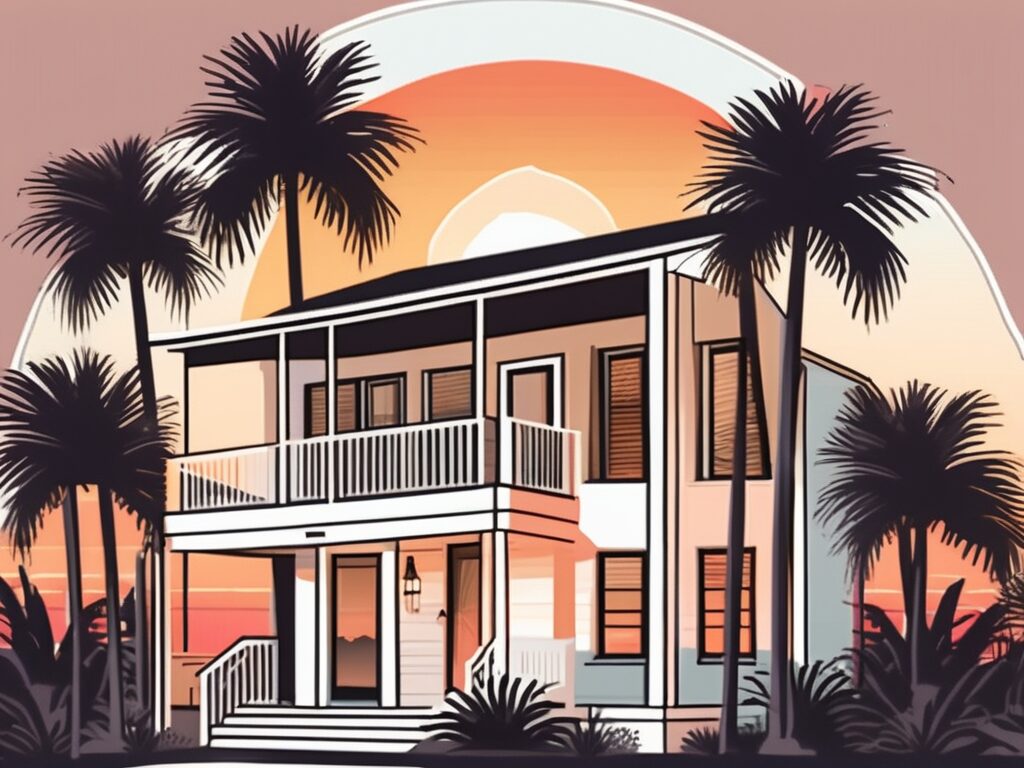 A picturesque st. pete beach