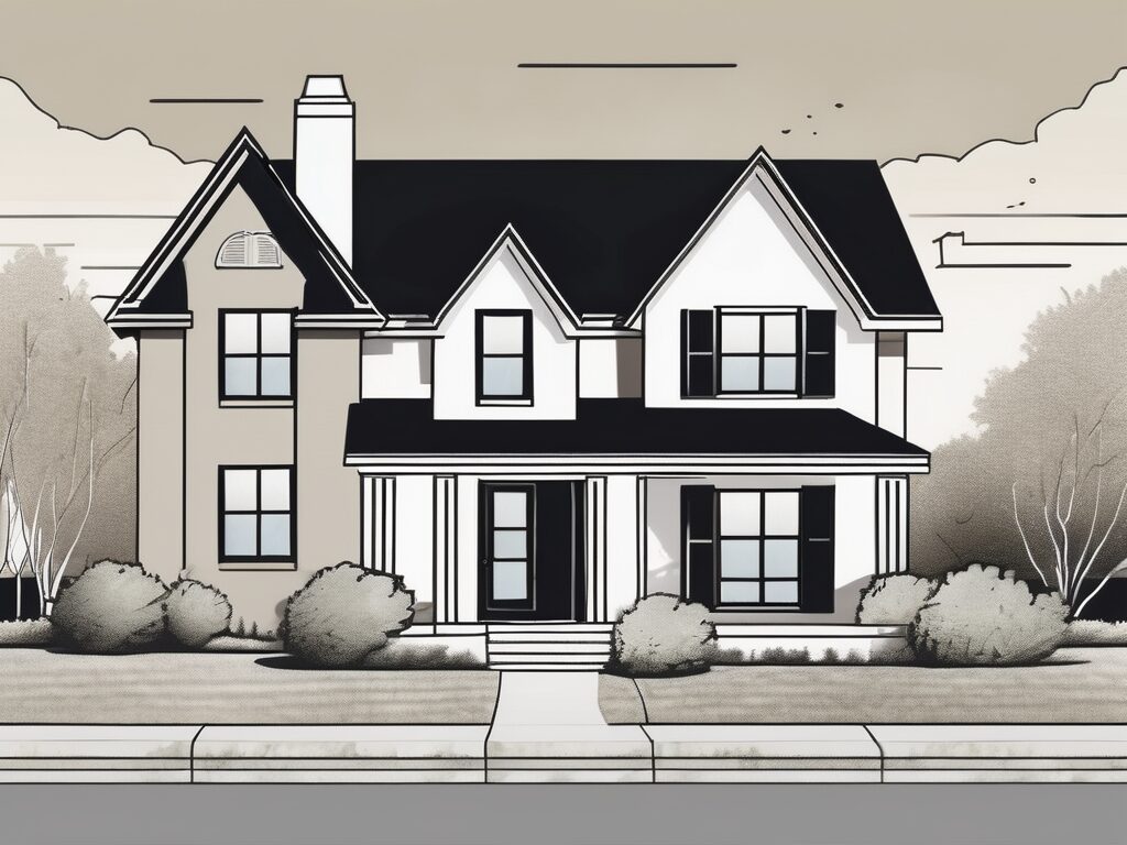 A traditional home in eustis with a "for sale" sign on the front yard