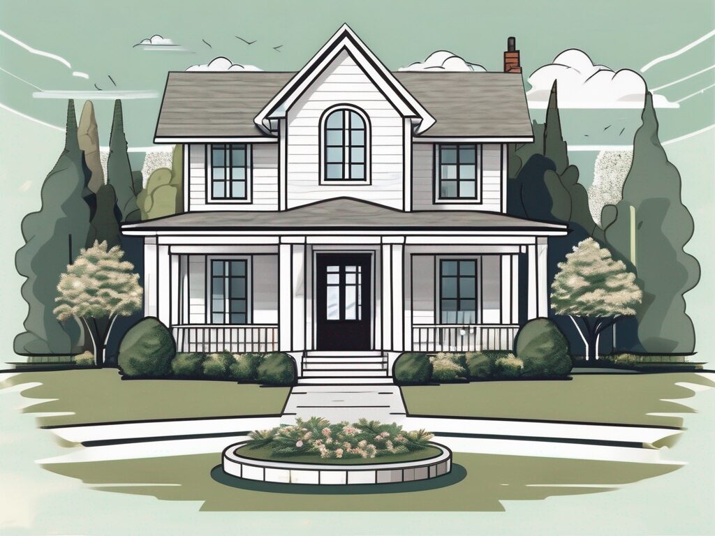 A picturesque home in sewall's point with a 'for sale' sign on the lawn