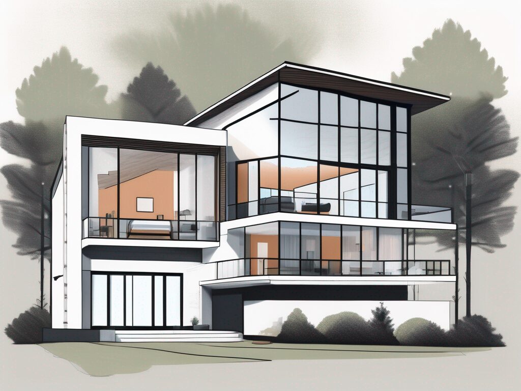 A modern home in chattahoochee