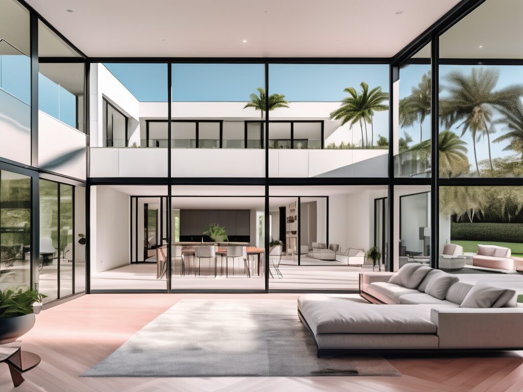 A modern home in coral gables