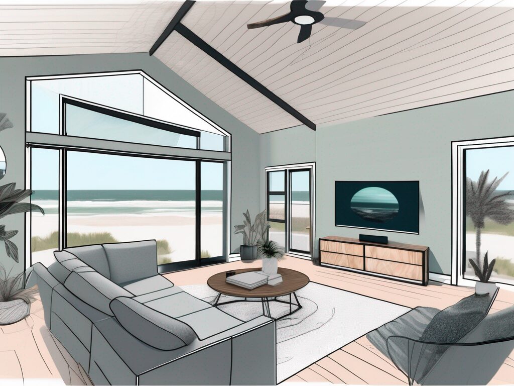 A modern home in flagler beach