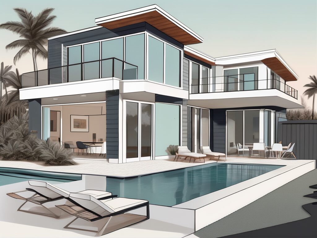 A modern home in indian harbour beach