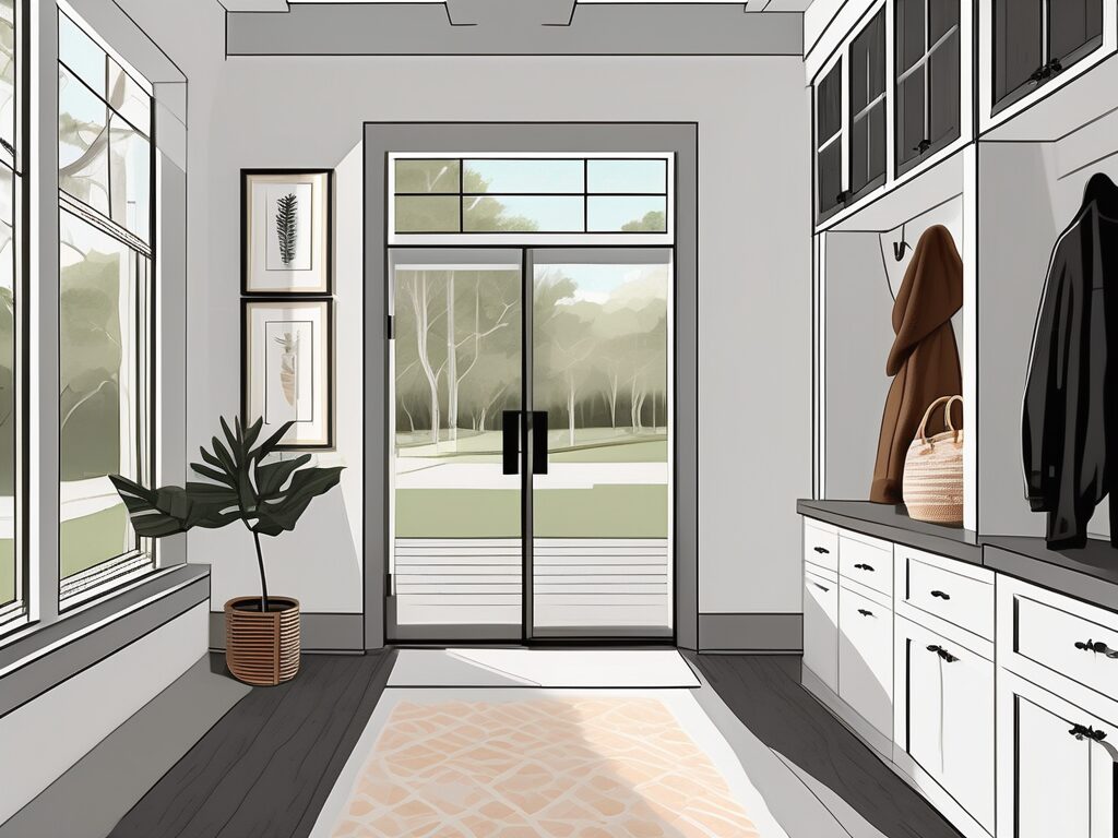 A transformed mudroom in a tallahassee home