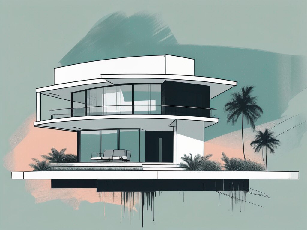 A contemporary house in plantation