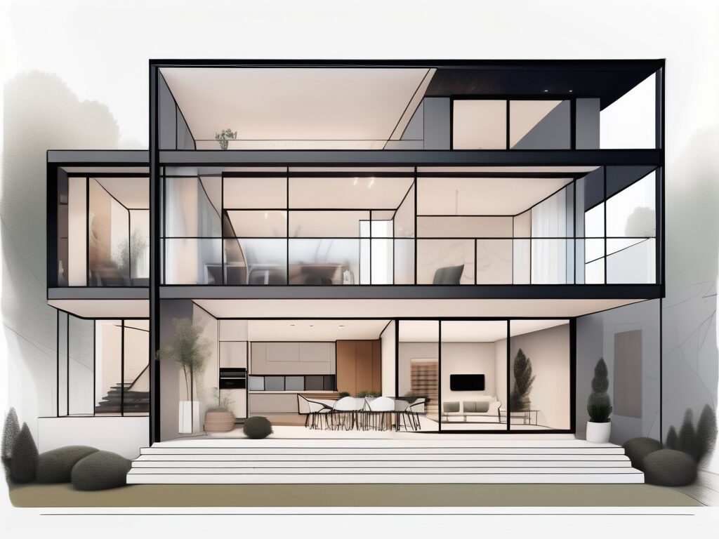 A modern home in raiford