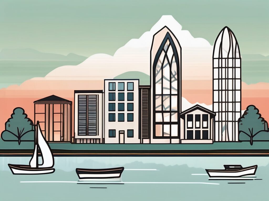 A magnet pulling in stylized house icons