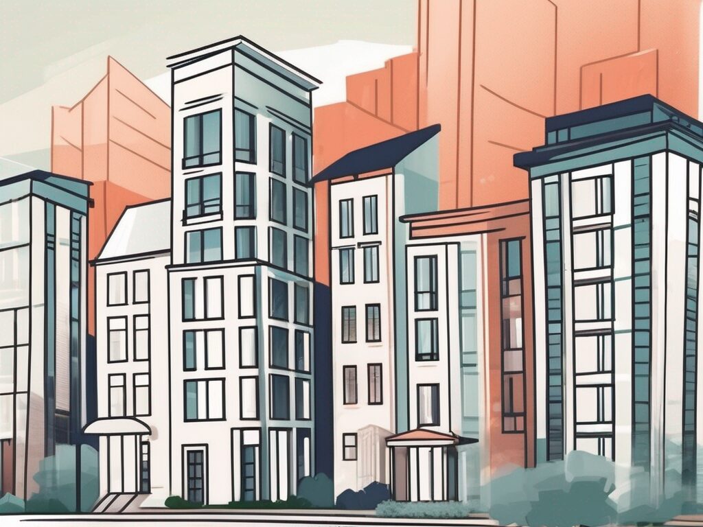 A magnet attracting stylized