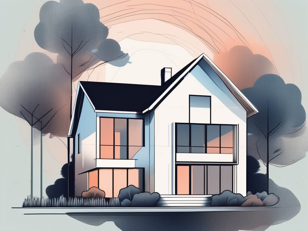 An attractive house in maitland with a magnet above it