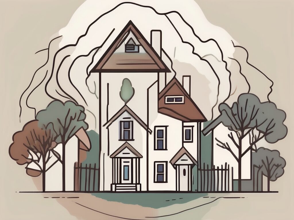 A magnet pulling in symbols of houses towards oak hill