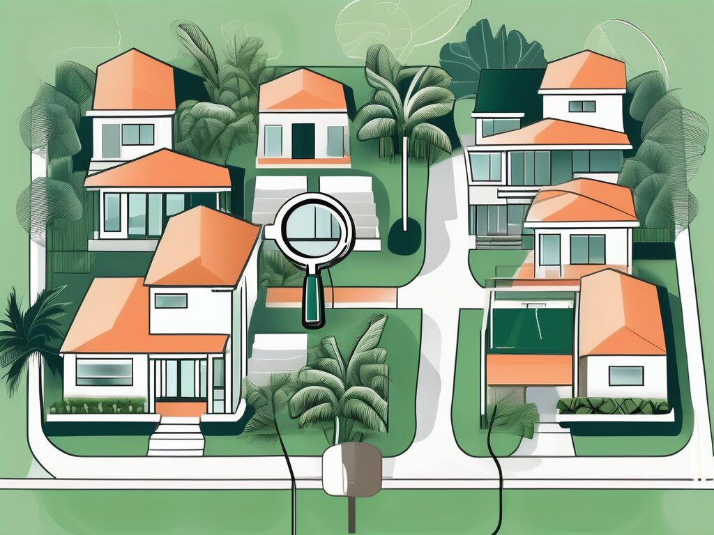 An attractive south miami neighborhood with luxurious homes