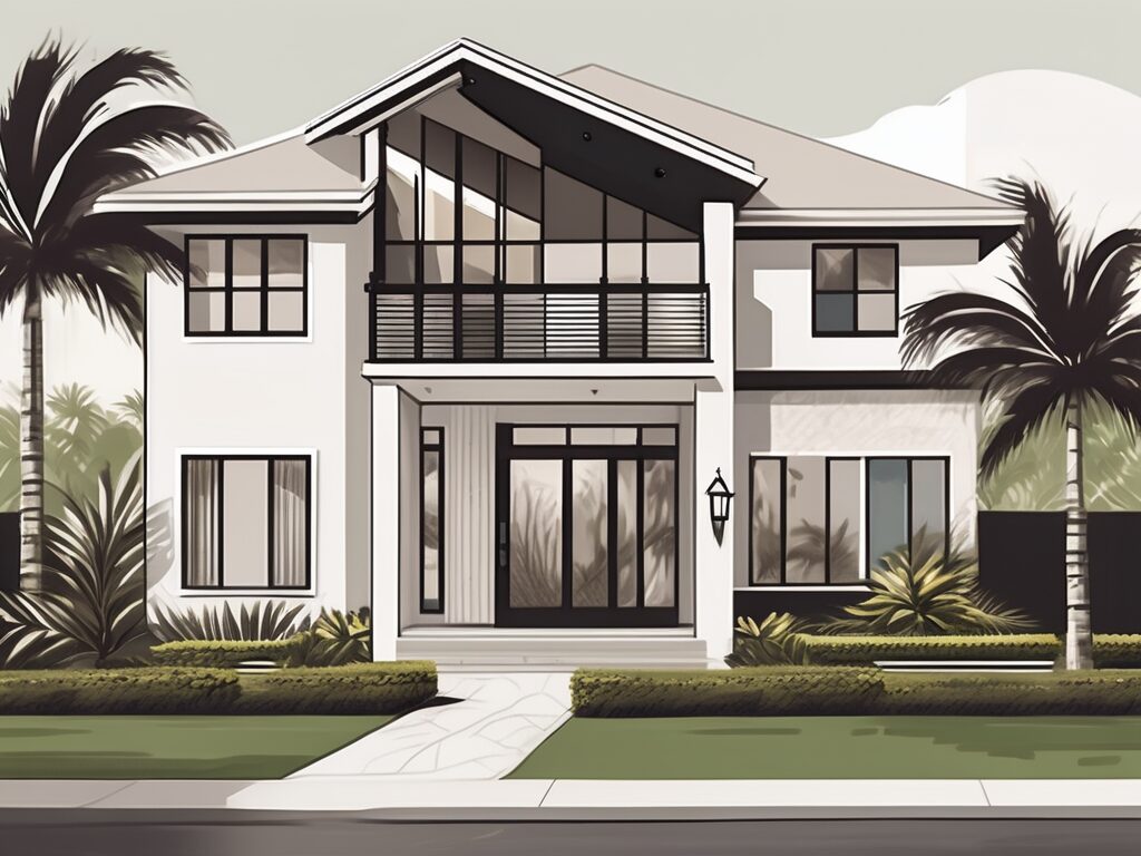 A well-maintained house in boca raton