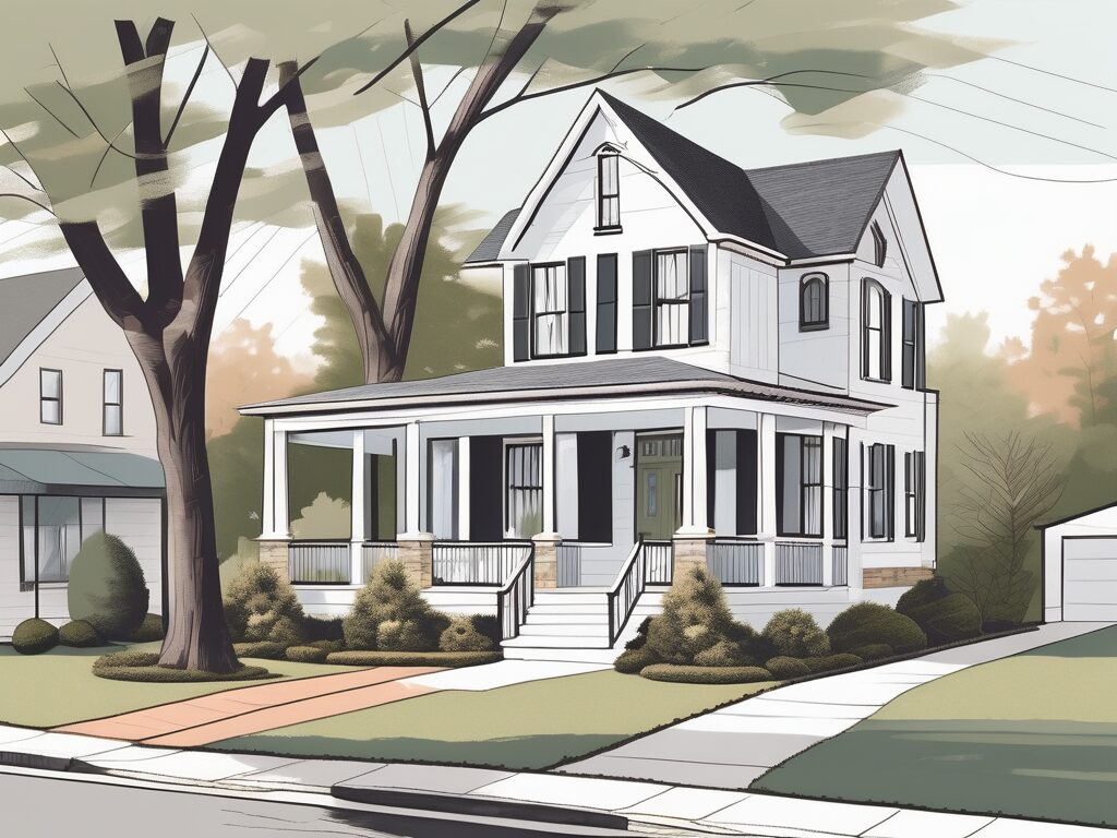 A charming house in caryville with visible home improvements such as a fresh coat of paint