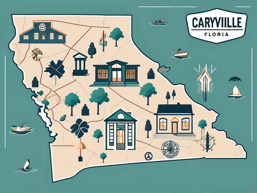 A map of caryville