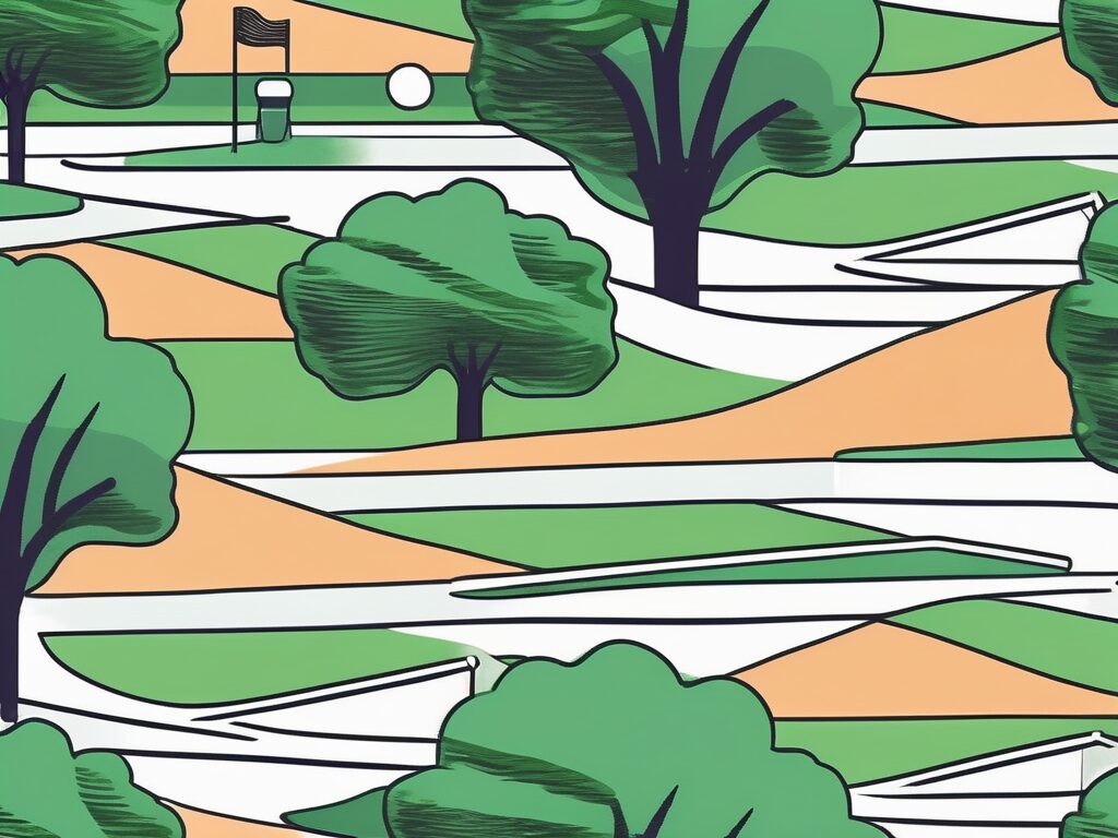 A picturesque golf course in florida with a few title companies in the background