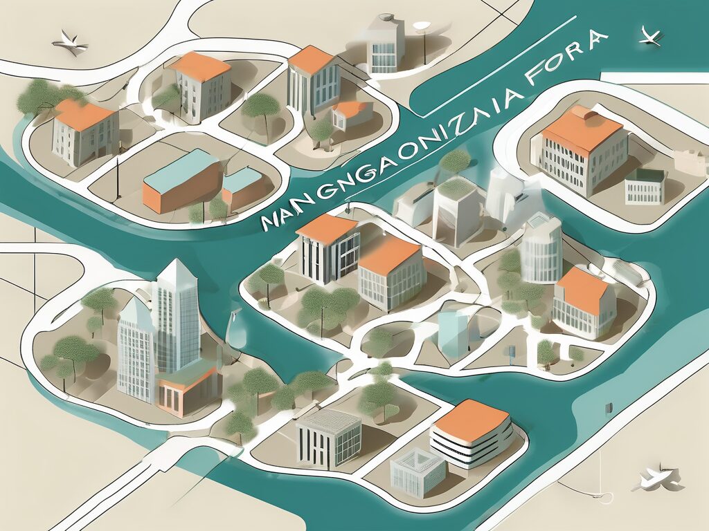 A map highlighting mangonia park