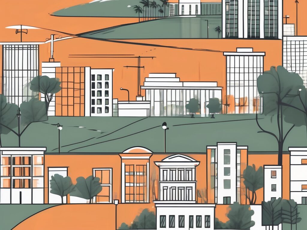 A picturesque orange park