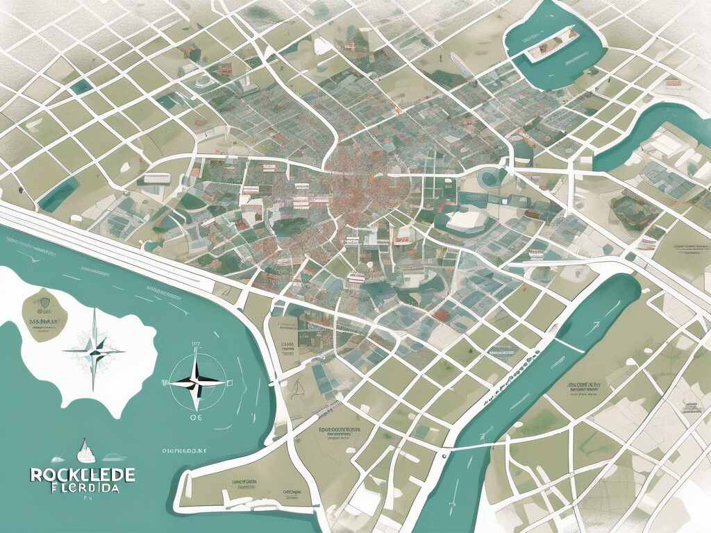 A detailed map of rockledge