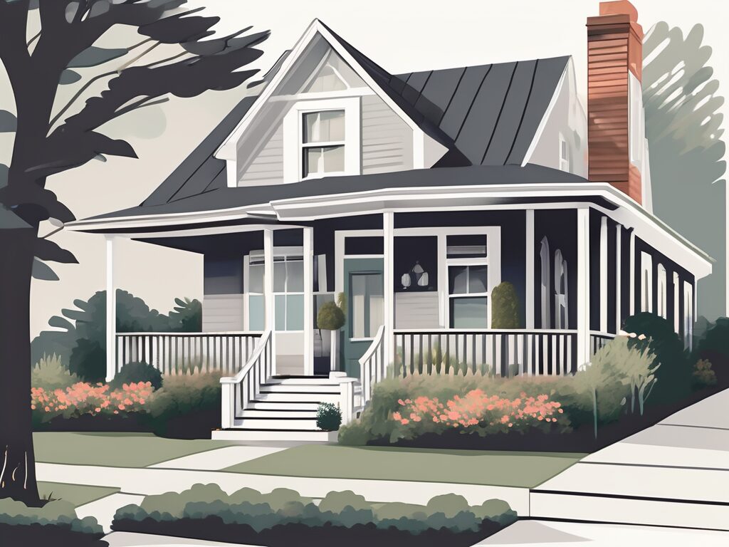 A charming house in glen st. mary with visible home improvements like a fresh coat of paint