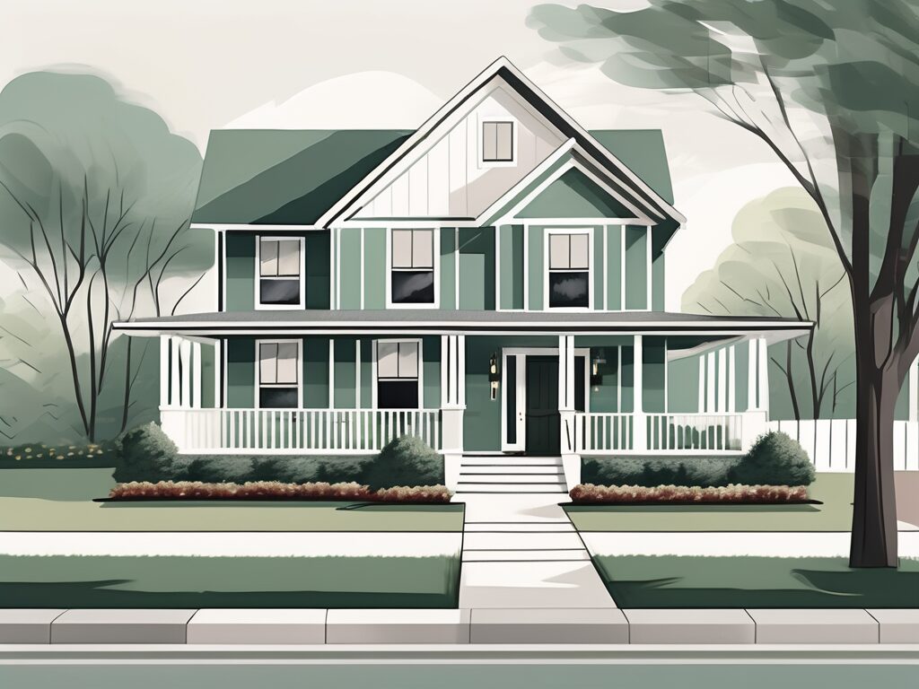 A charming house in greenacres with noticeable home improvements like a fresh coat of paint