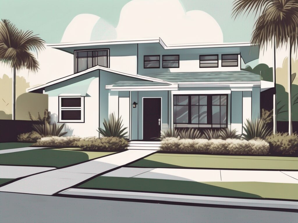 A hialeah home with visible improvements such as a fresh coat of paint