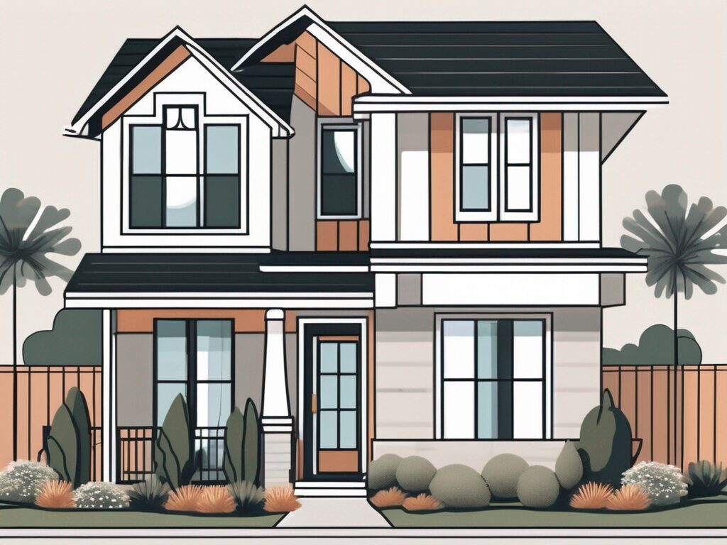 A charming house in lake mary with visible home improvements like a fresh coat of paint