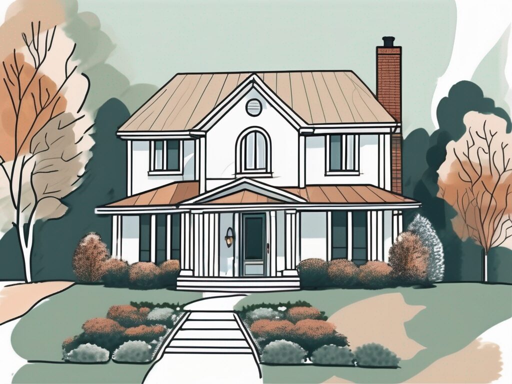 An oak hill house with noticeable home improvements like a fresh coat of paint