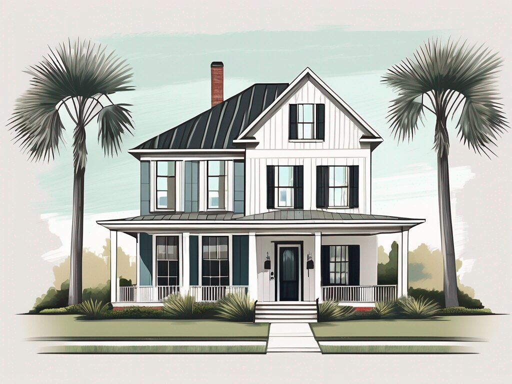 A charming house in palmetto with noticeable home improvements like a fresh coat of paint