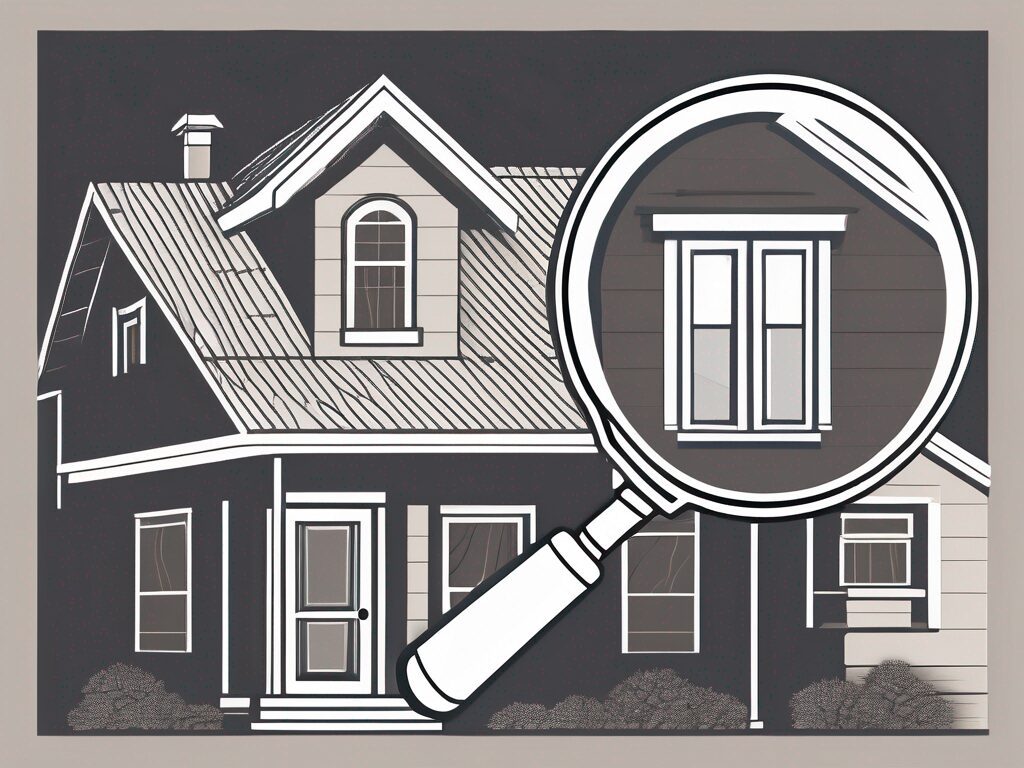 A home in auburndale with a magnifying glass hovering over it
