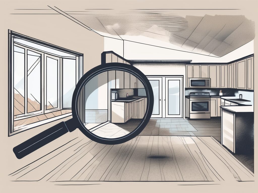 A home in brooker with a magnifying glass hovering over it