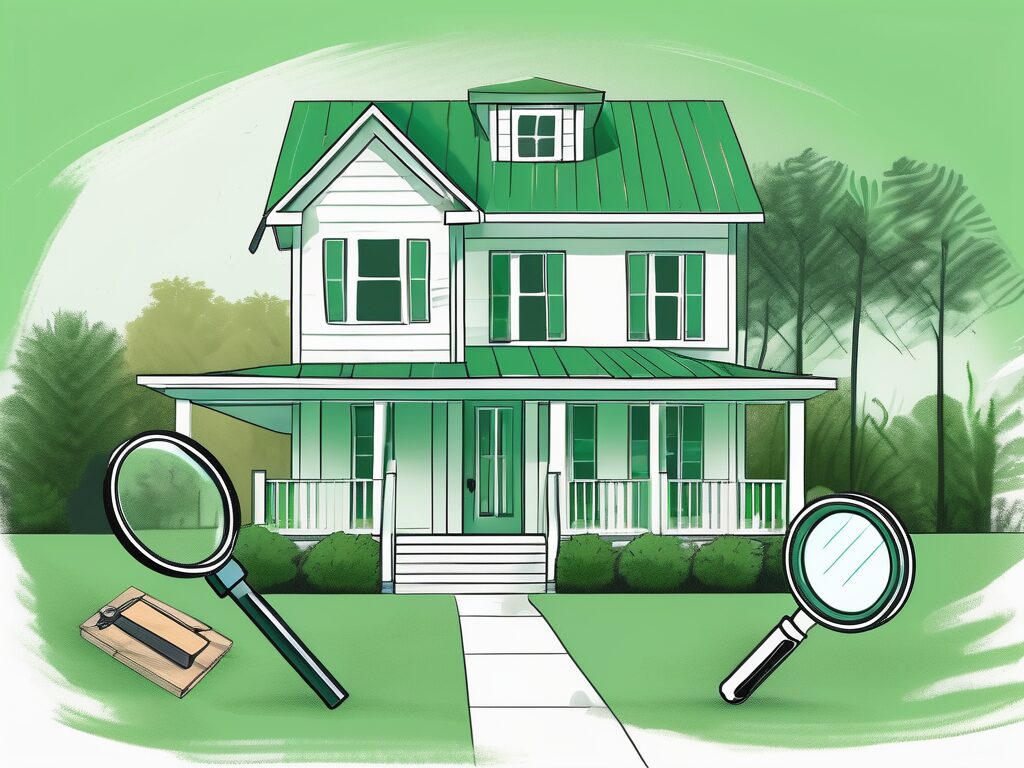 A house in green cove springs with a "for sale" sign on the lawn