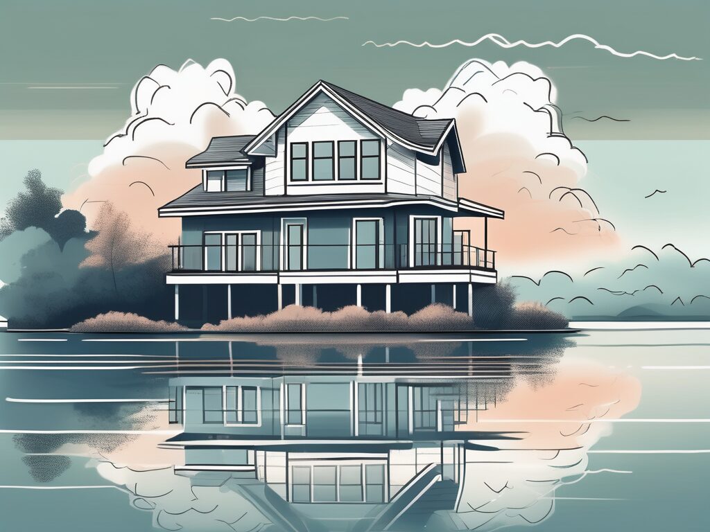 A charming house on the shores of a serene lake