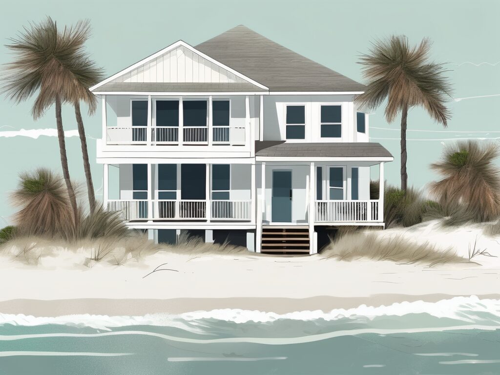 A picturesque indian rocks beach