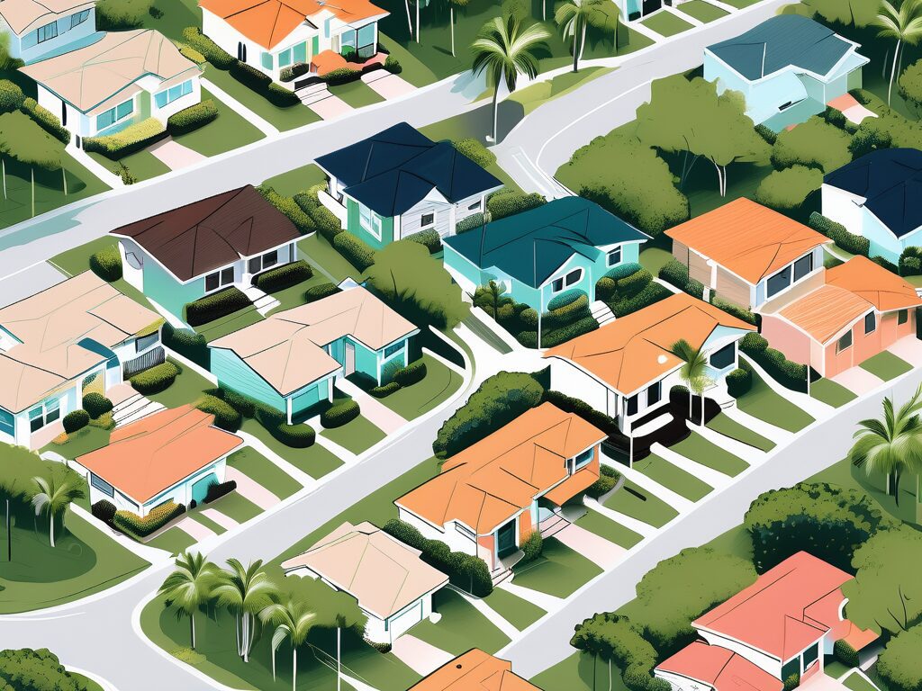 A residential neighborhood in melbourne