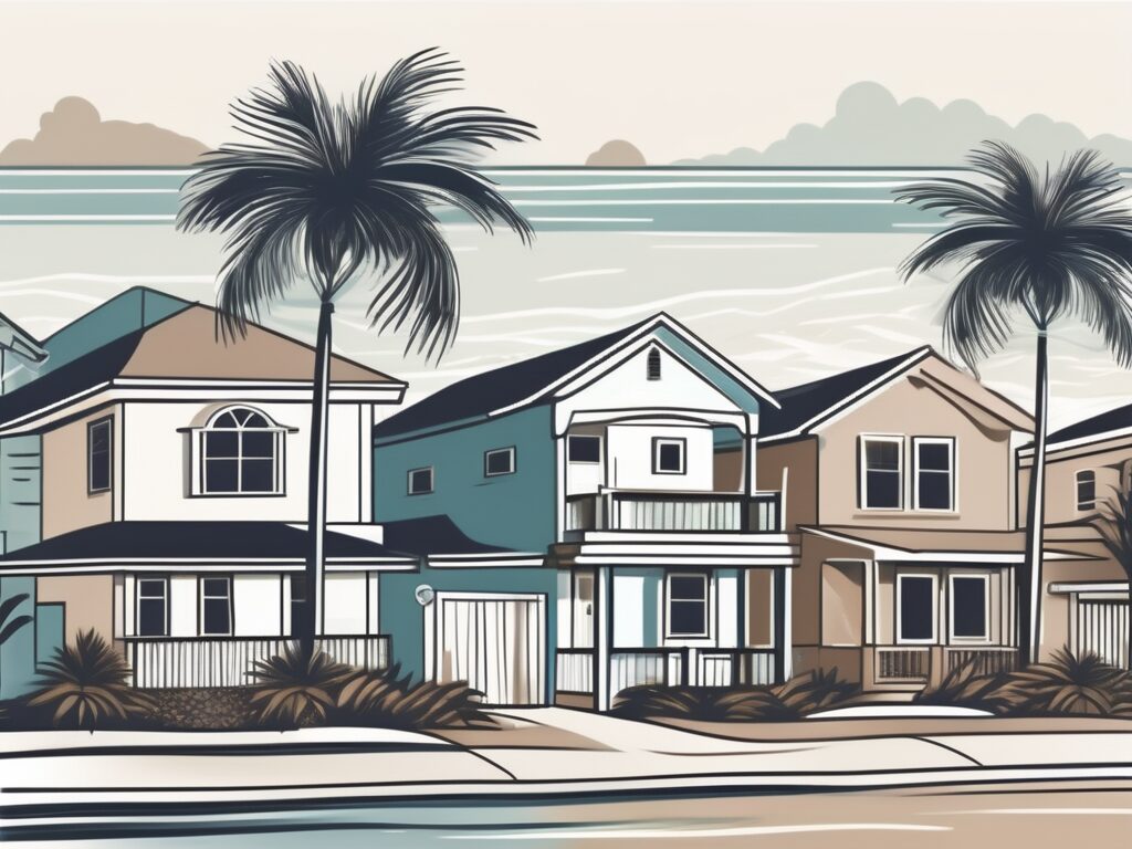 A picturesque riviera beach