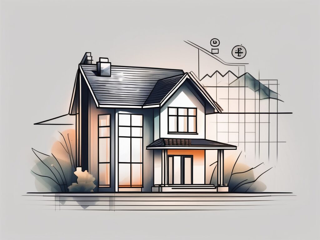 A house with a calculator and a checklist symbolizing mortgage eligibility and home affordability