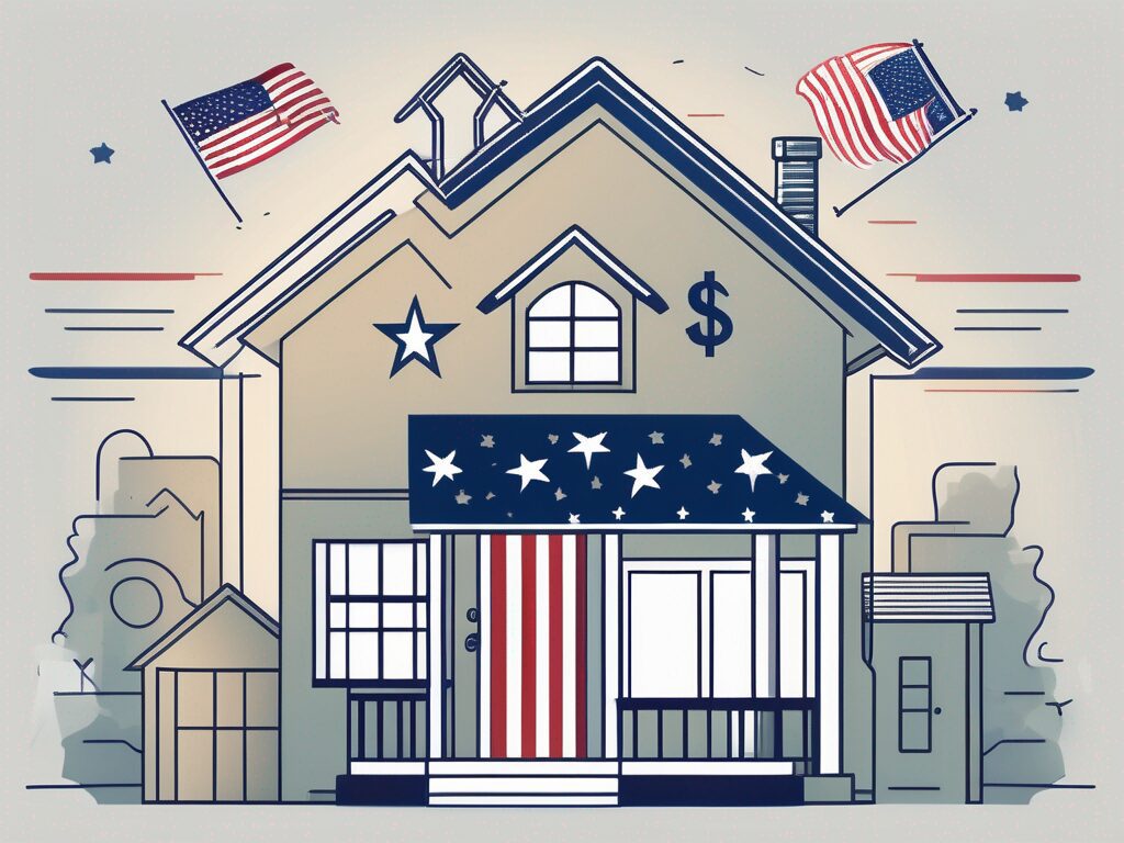 A home with a dollar sign embedded in it