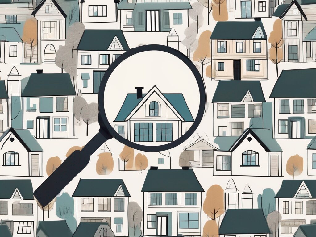 Various types of houses