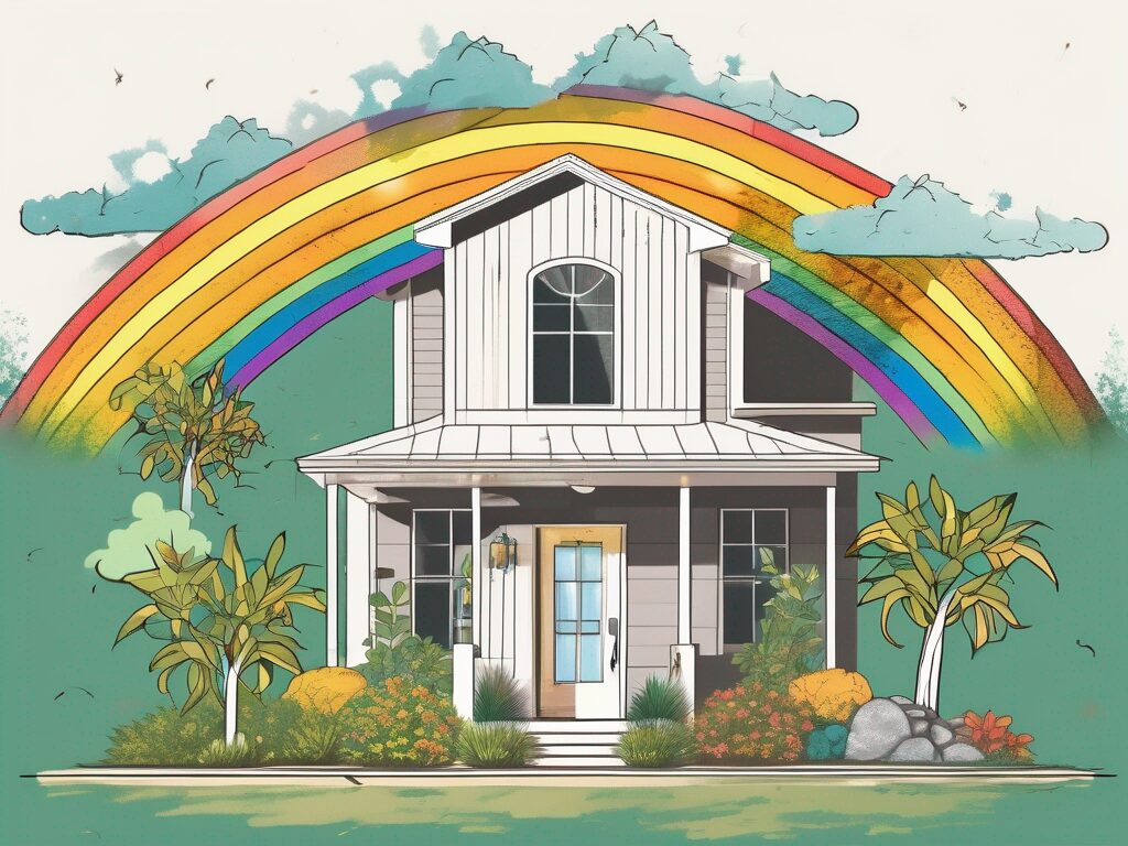 A picturesque eagle lake