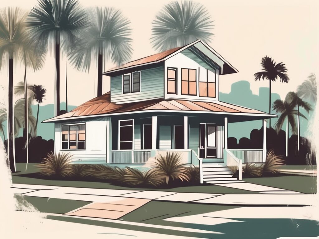 A charming house with a 'sold' sign in its yard